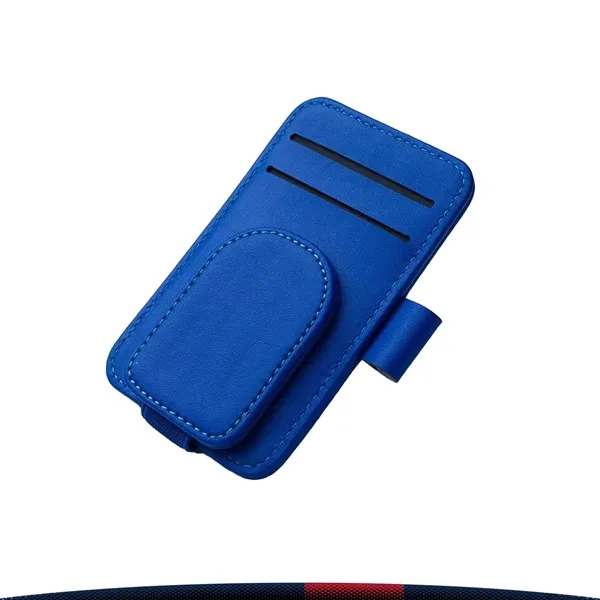 Andi PU Leather Car Eyeglasses Clip - Andi PU Leather Car Eyeglasses Clip - Image 2 of 6