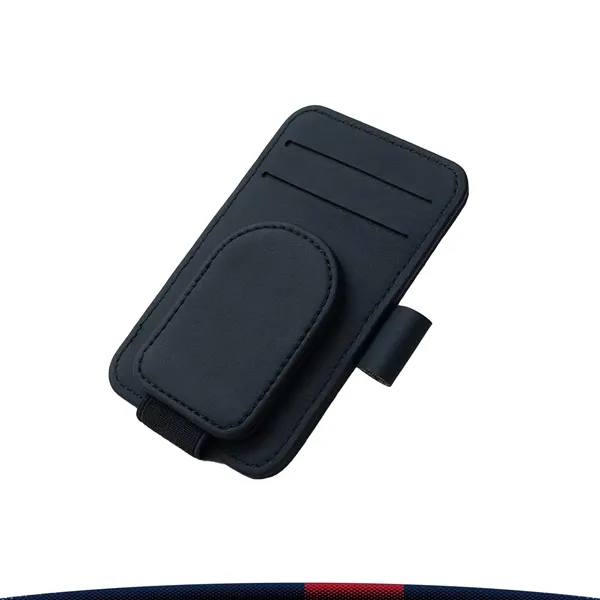Andi PU Leather Car Eyeglasses Clip - Andi PU Leather Car Eyeglasses Clip - Image 4 of 6