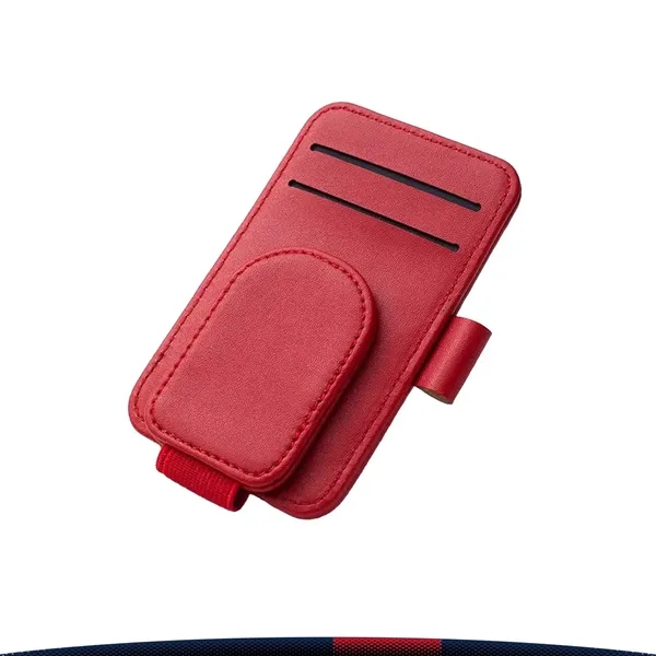 Andi PU Leather Car Eyeglasses Clip - Andi PU Leather Car Eyeglasses Clip - Image 6 of 6