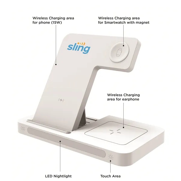 Qi Wireless Charging Station - Qi Wireless Charging Station - Image 1 of 4
