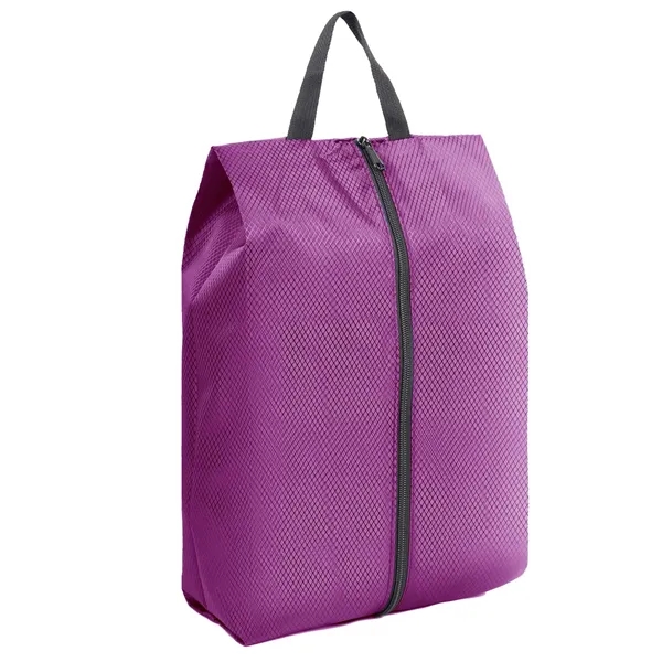 Waterproof Diamond-Lattice Nylon Handheld Shoe Storage Bag - Waterproof Diamond-Lattice Nylon Handheld Shoe Storage Bag - Image 7 of 13