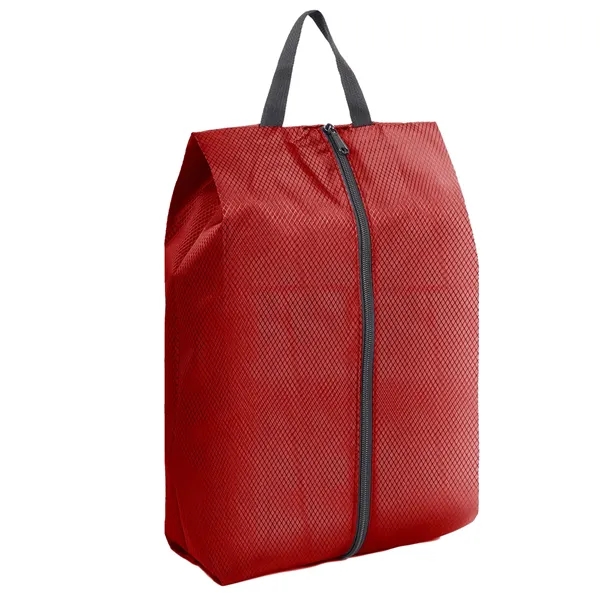Waterproof Diamond-Lattice Nylon Handheld Shoe Storage Bag - Waterproof Diamond-Lattice Nylon Handheld Shoe Storage Bag - Image 8 of 13