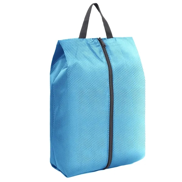 Waterproof Diamond-Lattice Nylon Handheld Shoe Storage Bag - Waterproof Diamond-Lattice Nylon Handheld Shoe Storage Bag - Image 9 of 13