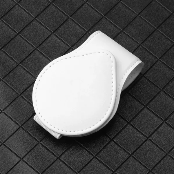 Leather Car Glasses Clip Sun Visor Card Holder - Leather Car Glasses Clip Sun Visor Card Holder - Image 10 of 13