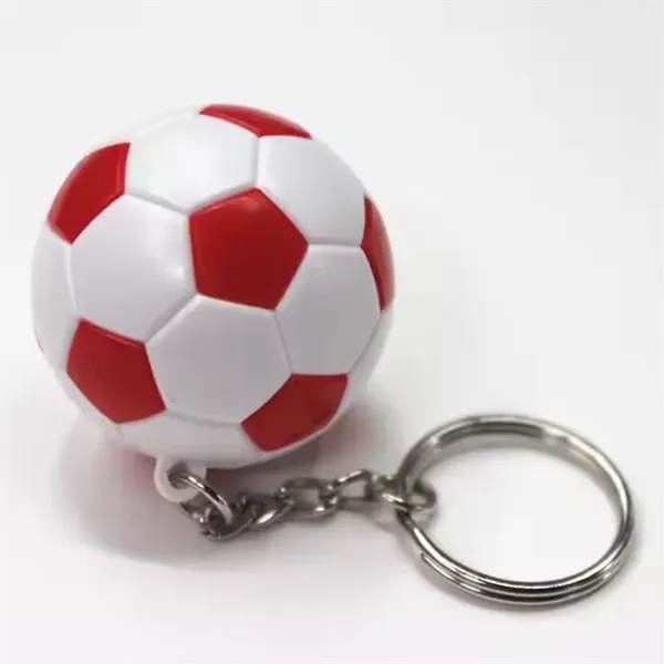 Soccer Ball Stress Reliever Keychain - Soccer Ball Stress Reliever Keychain - Image 4 of 6