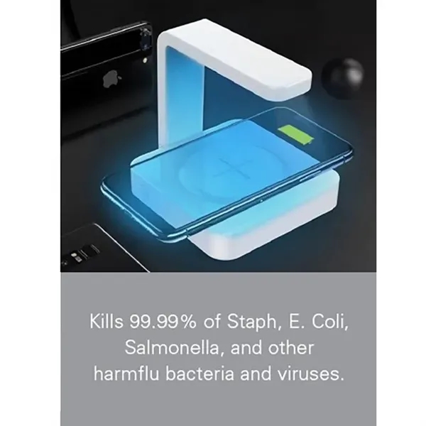 UV Phone Sanitizer / Wireless Charging Station - UV Phone Sanitizer / Wireless Charging Station - Image 3 of 3
