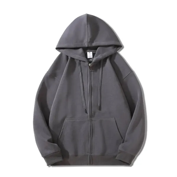 Zippered hooded pullover hoodie - Zippered hooded pullover hoodie - Image 4 of 5