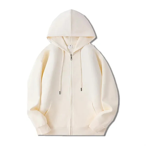 Zippered hooded pullover hoodie - Zippered hooded pullover hoodie - Image 5 of 5