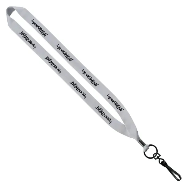 3/4" Polyester Lanyard with Metal Crimp & Swivel Snap Hook - 3/4" Polyester Lanyard with Metal Crimp & Swivel Snap Hook - Image 2 of 13