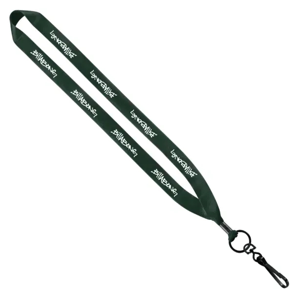 3/4" Polyester Lanyard with Metal Crimp & Swivel Snap Hook - 3/4" Polyester Lanyard with Metal Crimp & Swivel Snap Hook - Image 8 of 13
