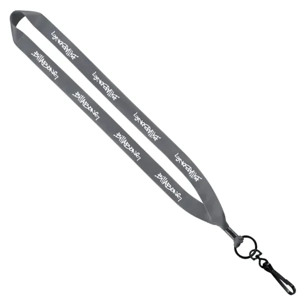 3/4" Polyester Lanyard with Metal Crimp & Swivel Snap Hook - 3/4" Polyester Lanyard with Metal Crimp & Swivel Snap Hook - Image 9 of 13
