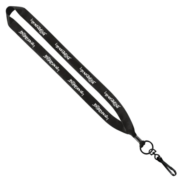 3/4" Polyester Lanyard with Metal Crimp & Swivel Snap Hook - 3/4" Polyester Lanyard with Metal Crimp & Swivel Snap Hook - Image 12 of 13
