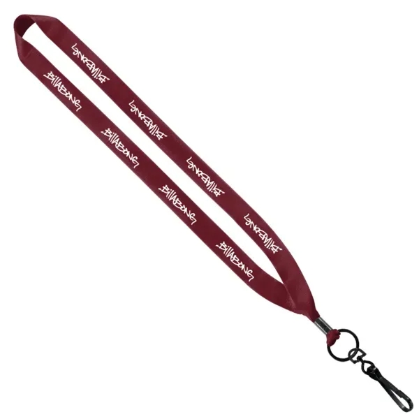 3/4" Polyester Lanyard with Metal Crimp & Swivel Snap Hook - 3/4" Polyester Lanyard with Metal Crimp & Swivel Snap Hook - Image 13 of 13