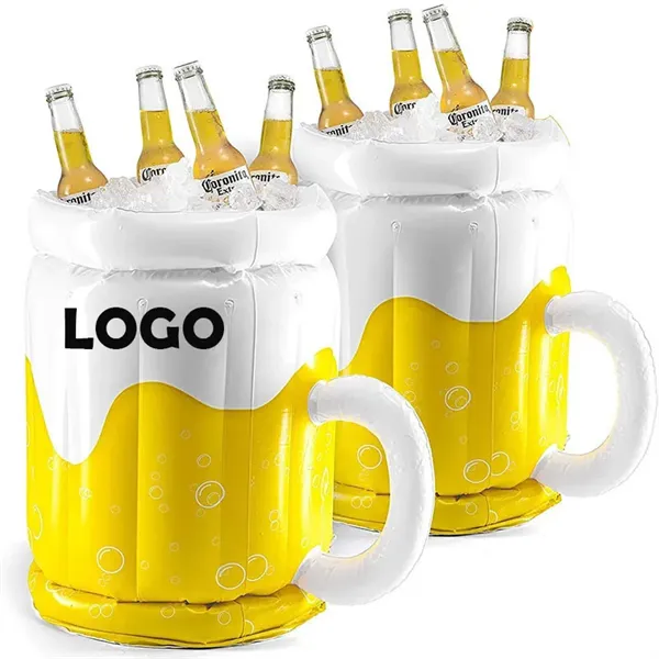 Large Inflatable Drinking Beverage Beer Mug Cooler - Large Inflatable Drinking Beverage Beer Mug Cooler - Image 0 of 5