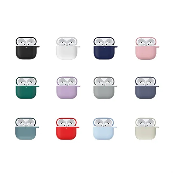 Silicone Airpods Protective Case Headset With Carabiner - Silicone Airpods Protective Case Headset With Carabiner - Image 1 of 2