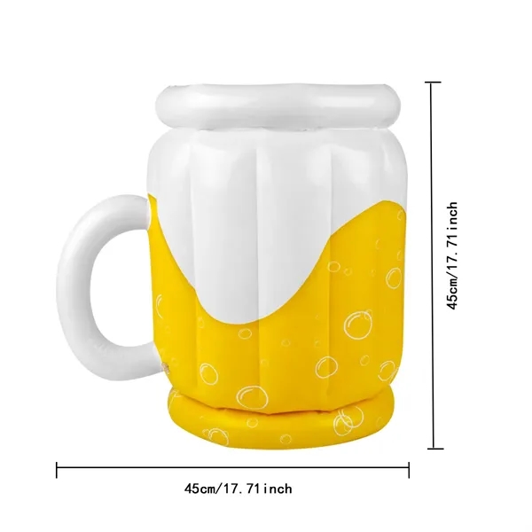 Large Inflatable Drinking Beverage Beer Mug Cooler - Large Inflatable Drinking Beverage Beer Mug Cooler - Image 3 of 5