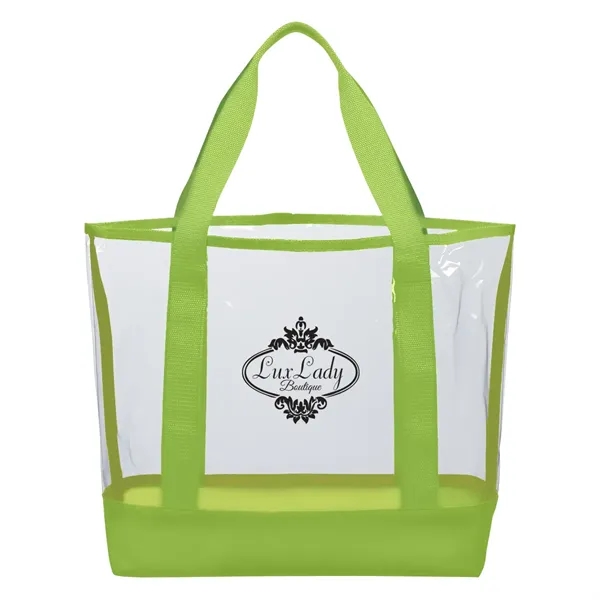 Clear Casual Tote Bag - Clear Casual Tote Bag - Image 0 of 2