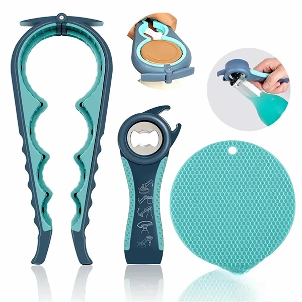 Multi Function Bottle Jar Opener with Non-Slip Pad - Multi Function Bottle Jar Opener with Non-Slip Pad - Image 2 of 6