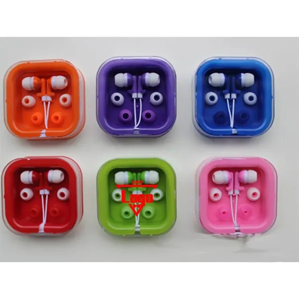 Ear Buds With Interchangeable Covers - Ear Buds With Interchangeable Covers - Image 1 of 3
