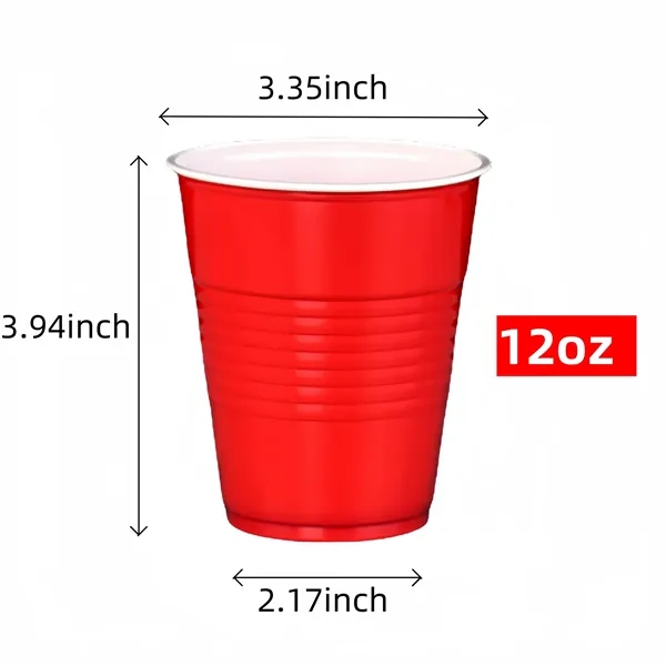 12oz Disposable Plastic Cups - 12oz Disposable Plastic Cups - Image 1 of 7