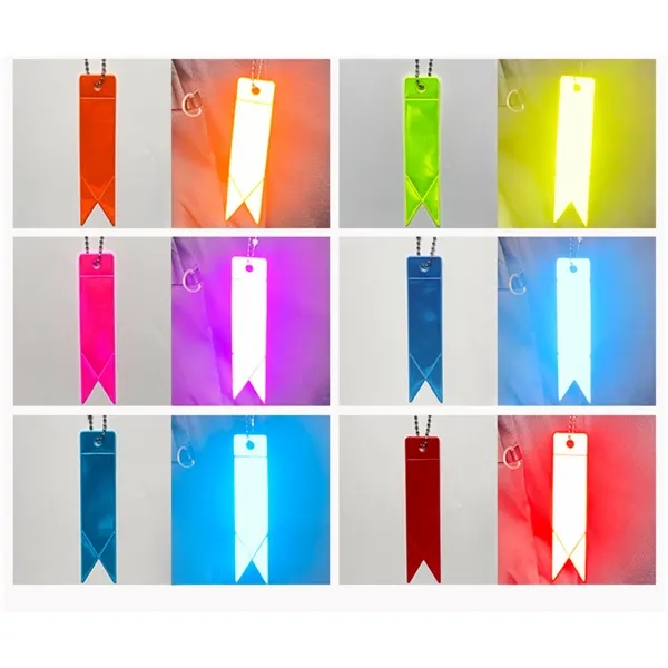 Reflective PVC Streamer Keychain - Reflective PVC Streamer Keychain - Image 4 of 16