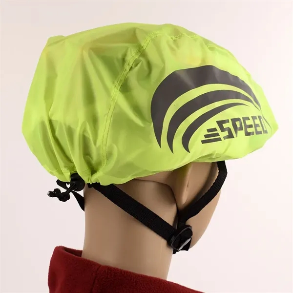 Reflective Strip Waterproof Bike Bicycle Helmet Rain Cover - Reflective Strip Waterproof Bike Bicycle Helmet Rain Cover - Image 5 of 14