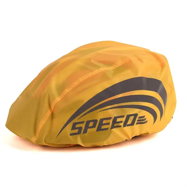 Reflective Strip Waterproof Bike Bicycle Helmet Rain Cover - Reflective Strip Waterproof Bike Bicycle Helmet Rain Cover - Image 10 of 14