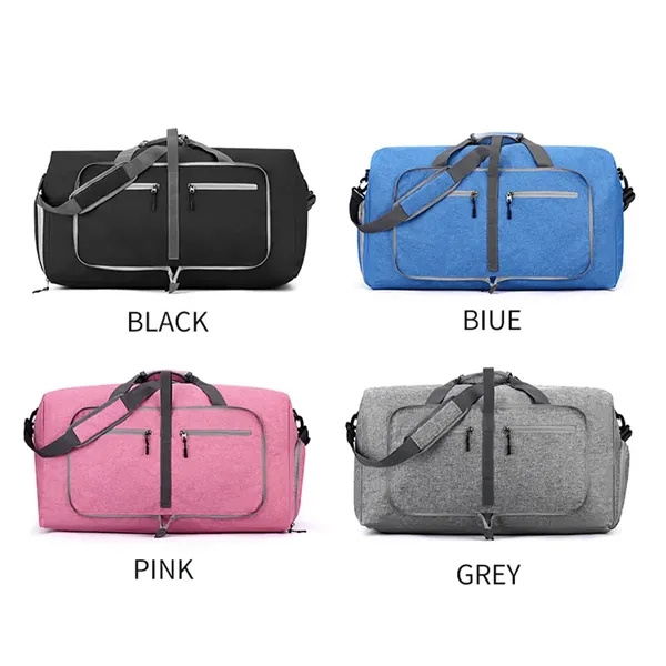 Foldable Travel Duffel Bag with Large Capacity - Foldable Travel Duffel Bag with Large Capacity - Image 5 of 5