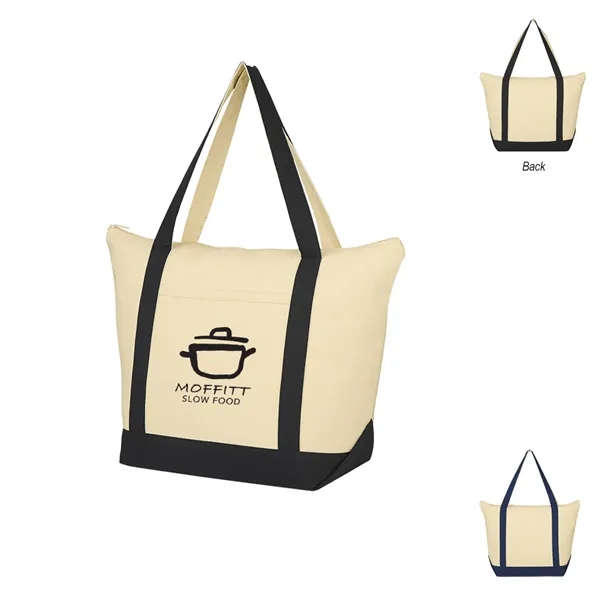 Folksy 12 Oz. Cotton Tote Bag - Folksy 12 Oz. Cotton Tote Bag - Image 0 of 6