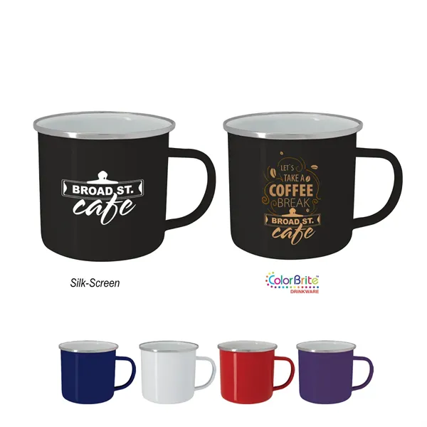 16 Oz. Enamel Campfire Mug - 16 Oz. Enamel Campfire Mug - Image 0 of 10