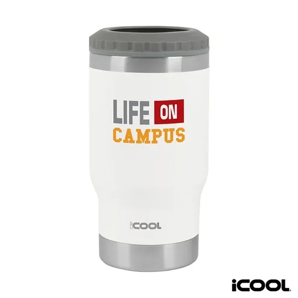 iCOOL® Oswego 14 oz. Double Wall Stainless Steel Can Cool... - iCOOL® Oswego 14 oz. Double Wall Stainless Steel Can Cool... - Image 2 of 2