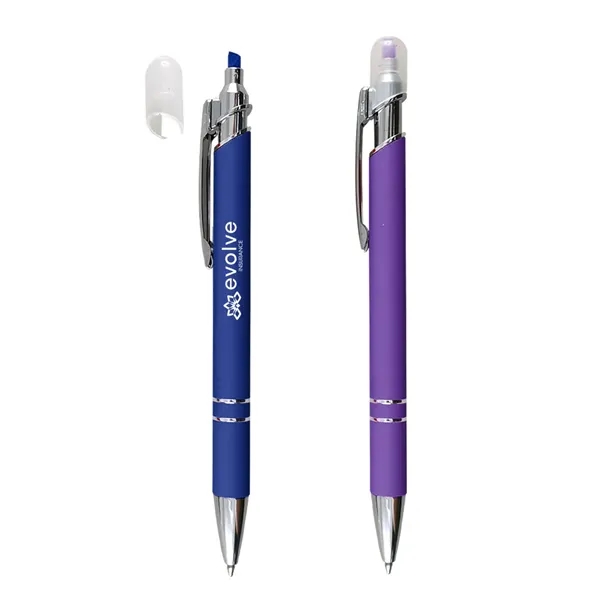 Mia Incline Pen With Highlighter - Mia Incline Pen With Highlighter - Image 0 of 6