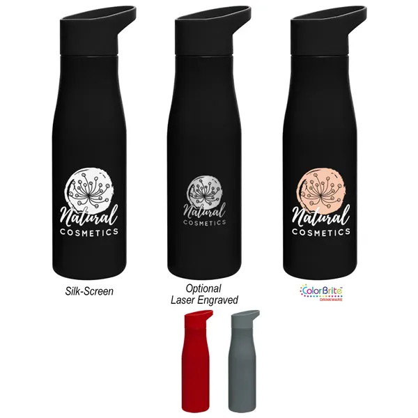 18 Oz. Emery Stainless Steel Bottle - 18 Oz. Emery Stainless Steel Bottle - Image 0 of 6