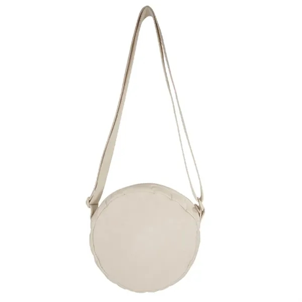 10oz Custom Rhythm Round Cotton Crossbody Bag - 10oz Custom Rhythm Round Cotton Crossbody Bag - Image 10 of 10