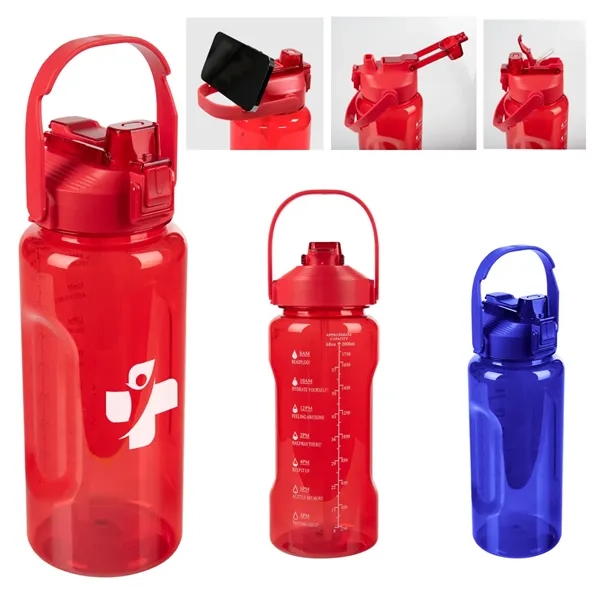 68 OZ. MOTIVATIONAL WATER BOTTLE - 68 OZ. MOTIVATIONAL WATER BOTTLE - Image 0 of 4