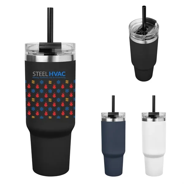 40 Oz. Full Color Naomi Intrepid Stainless Steel Tumbler - 40 Oz. Full Color Naomi Intrepid Stainless Steel Tumbler - Image 0 of 4