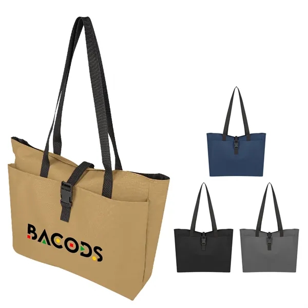 Bianca Buckle Tote Bag - Bianca Buckle Tote Bag - Image 0 of 12