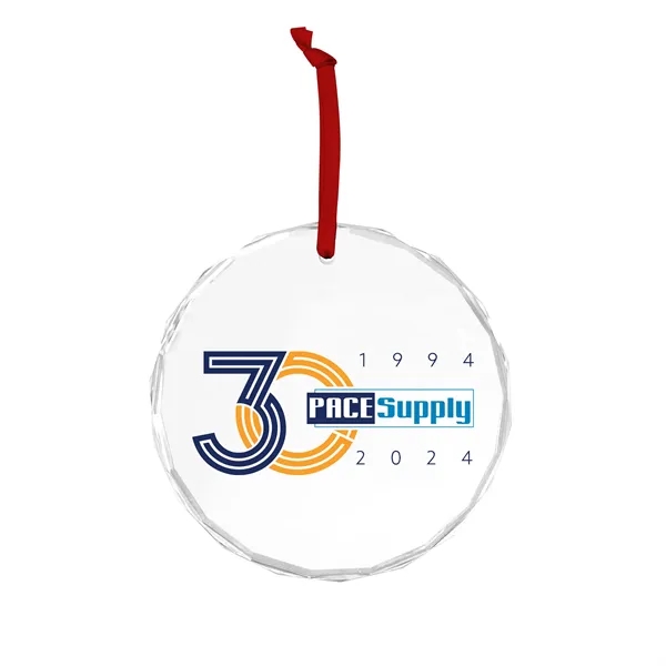 Faceted Glass Holiday Ornament - Faceted Glass Holiday Ornament - Image 9 of 12