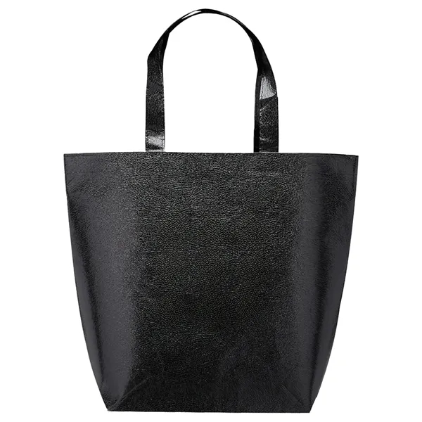 Luxurious Metallic Non-Woven Shopping Tote Bag (15.5"x13.5") - Luxurious Metallic Non-Woven Shopping Tote Bag (15.5"x13.5") - Image 2 of 6