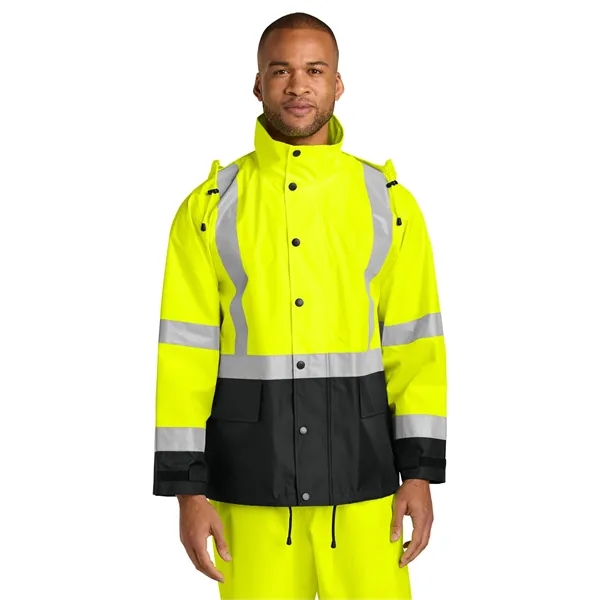 CornerStone ANSI 107 Class 3 Rain Jacket - CornerStone ANSI 107 Class 3 Rain Jacket - Image 0 of 4