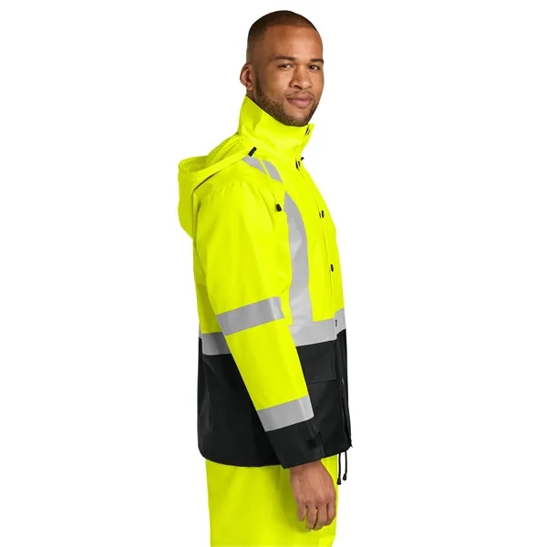 CornerStone ANSI 107 Class 3 Rain Jacket - CornerStone ANSI 107 Class 3 Rain Jacket - Image 2 of 4