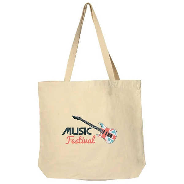 Valkaz Cotton Tote With Zipper - Valkaz Cotton Tote With Zipper - Image 1 of 4
