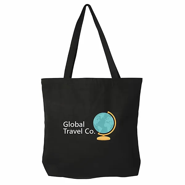 Valkaz Cotton Tote With Zipper - Valkaz Cotton Tote With Zipper - Image 3 of 4