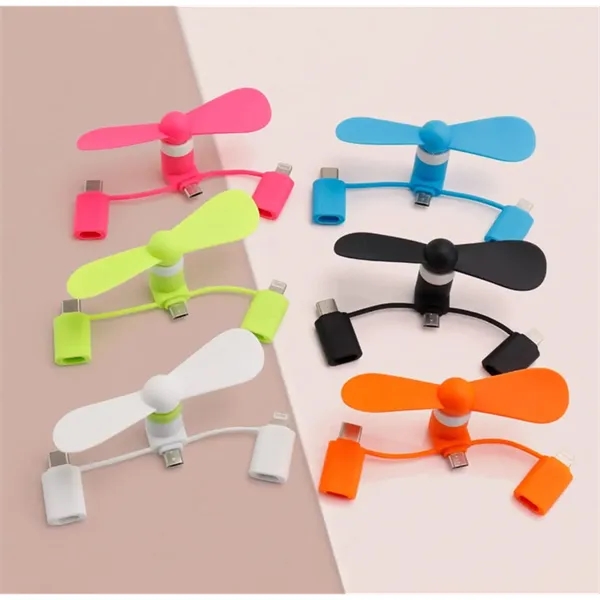 Mini Cell Phone Fan - Mini Cell Phone Fan - Image 0 of 5