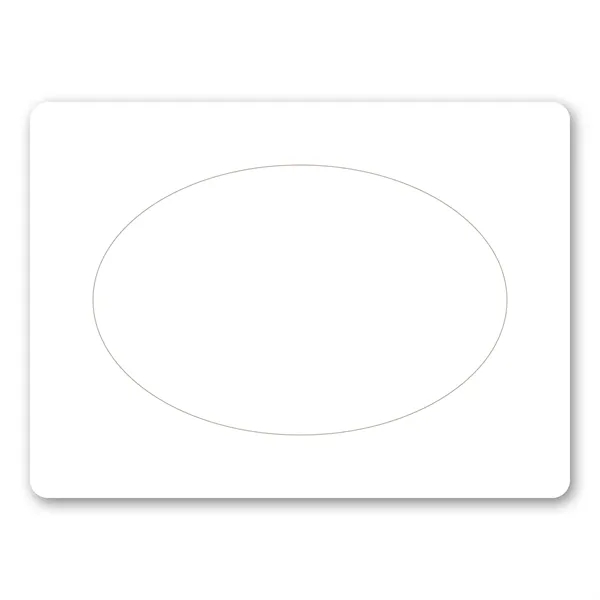 2-in-1 Oval Car Magnet w/Picture Frame - 2-in-1 Oval Car Magnet w/Picture Frame - Image 1 of 1