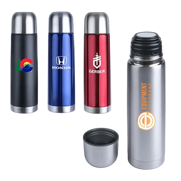 Basics 16.5 oz. Double Wall Stainless Steel Thermos - Basics 16.5 oz. Double Wall Stainless Steel Thermos - Image 0 of 9