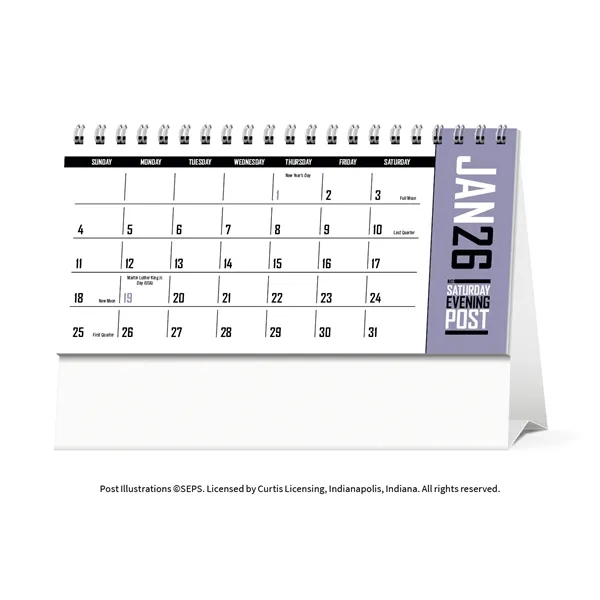 Triumph® Calendars The Saturday Evening Post Desk Calendar - Triumph® Calendars The Saturday Evening Post Desk Calendar - Image 2 of 2