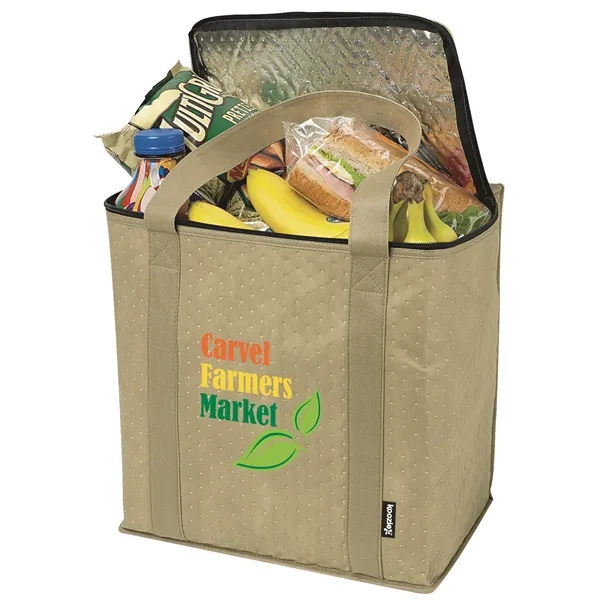 Koozie® Zippered Insulated Grocery Tote - Koozie® Zippered Insulated Grocery Tote - Image 10 of 10
