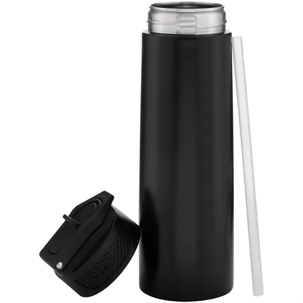 24 oz h2go Sterling Single Wall Recycled SS Water Bottle - 24 oz h2go Sterling Single Wall Recycled SS Water Bottle - Image 20 of 62