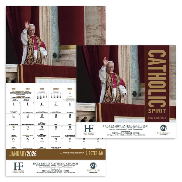 Good Value™ Catholic Spirit - Stapled Calendar - Good Value™ Catholic Spirit - Stapled Calendar - Image 1 of 3